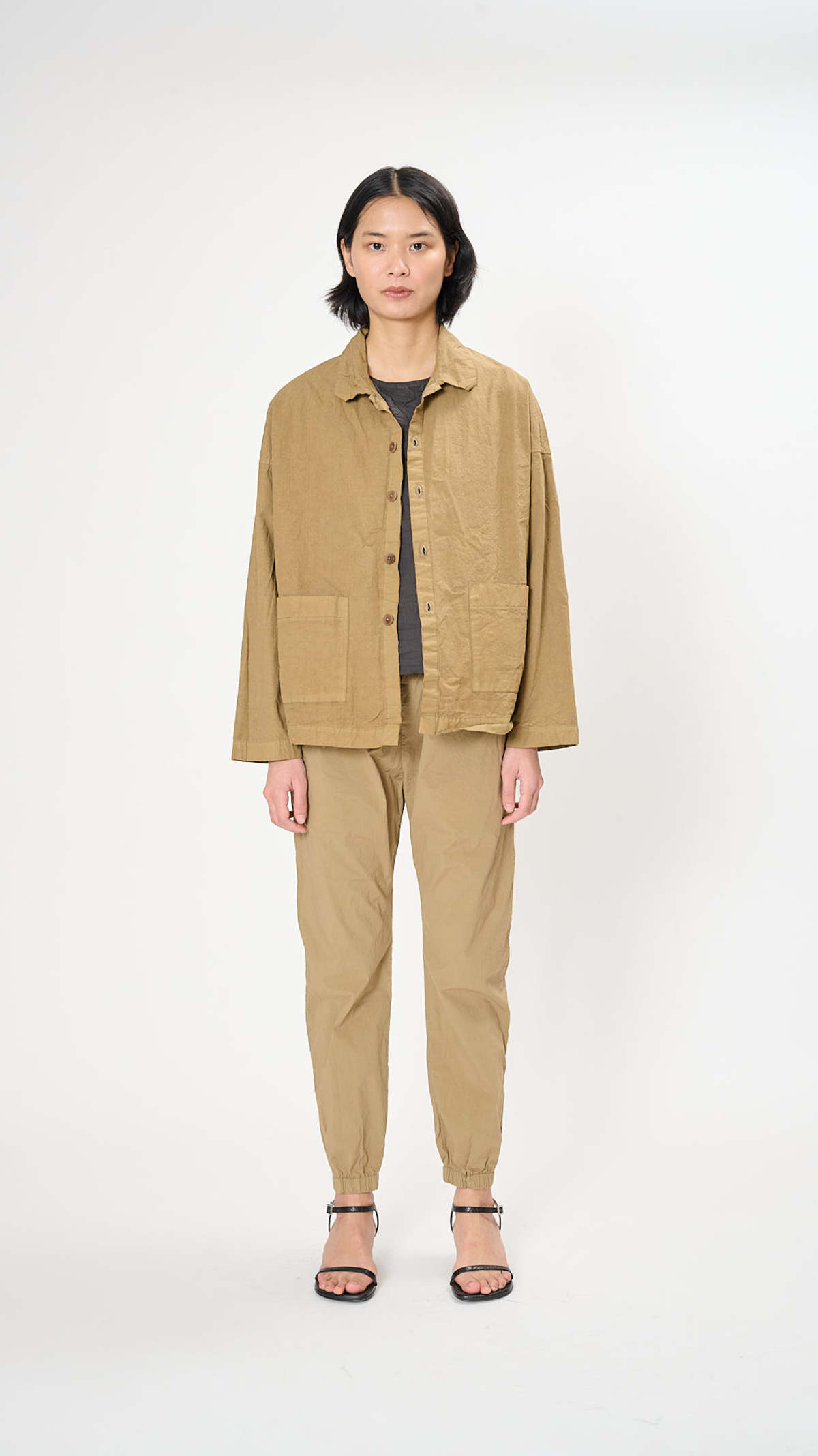 Album di Famiglia Over Shirt CC Jacket - Gold | Garmentory