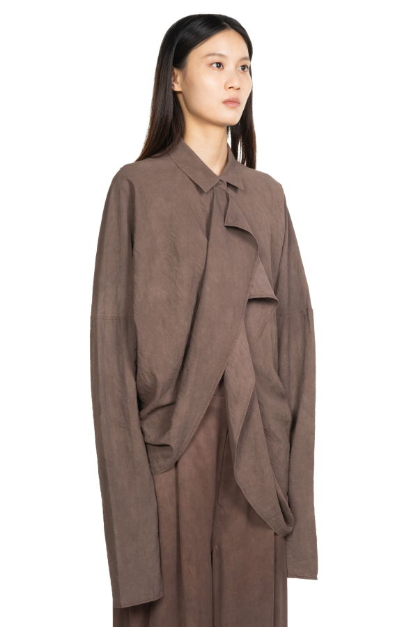 YEHUAFAN Rose Violet Shirt - Rose Violet