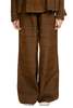 Mute Dance Silk Trousers - Brown - Thumbnail 1