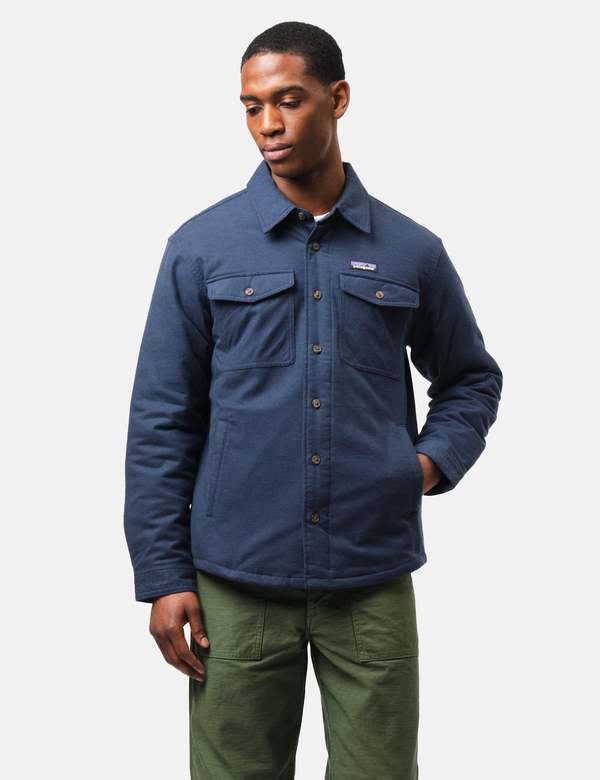 Patagonia Insulated Fjord Flannel Shirt - New Navy | Garmentory