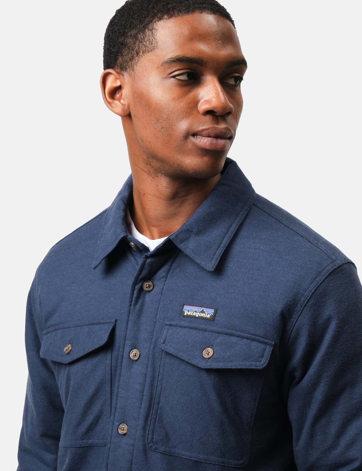 トップス CHECK INSULATED SHIRT NAVY Patagonia Insulated Fjord Flannel Shirt - New Navy | Garmentory