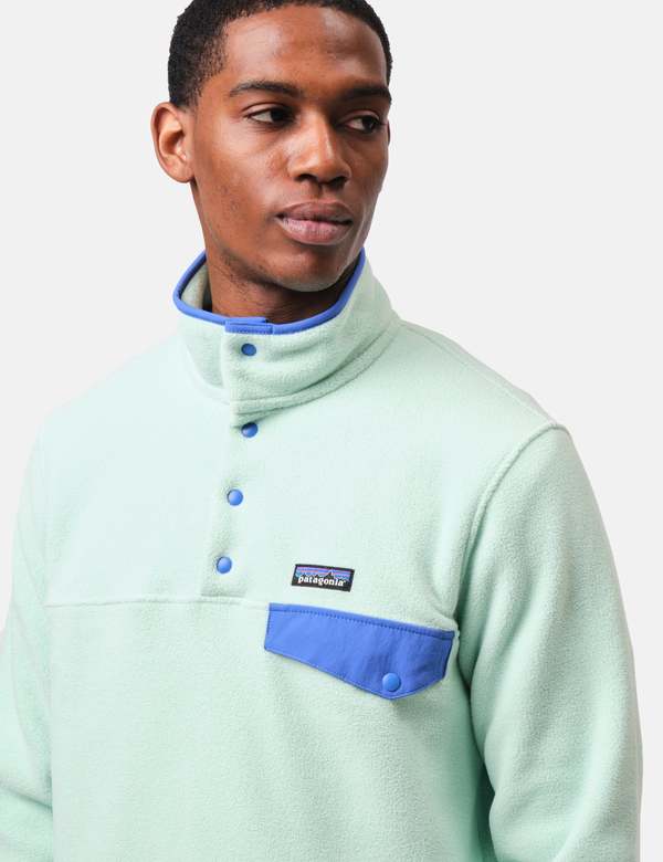 Patagonia LW Synch Snap-T Pullover - Rinsed Green | Garmentory