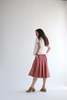 Album di Famiglia Pleated Skirt - Coral - Thumbnail 3