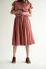 Album di Famiglia Pleated Skirt - Coral - Thumbnail 4
