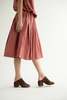 Album di Famiglia Pleated Skirt - Coral - Thumbnail 5