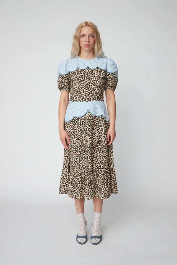 Stella Nova Leopard Midi Dress - Leopard | Garmentory