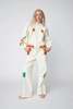 Stella Nova Patchwork Elements Cotton Jacket - Creme - Thumbnail 1