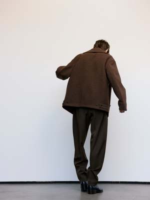 Lemaire Dispatch Peacoat - Brown | Garmentory