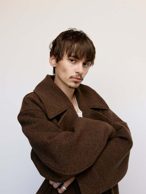 Lemaire Dispatch Peacoat - Brown | Garmentory