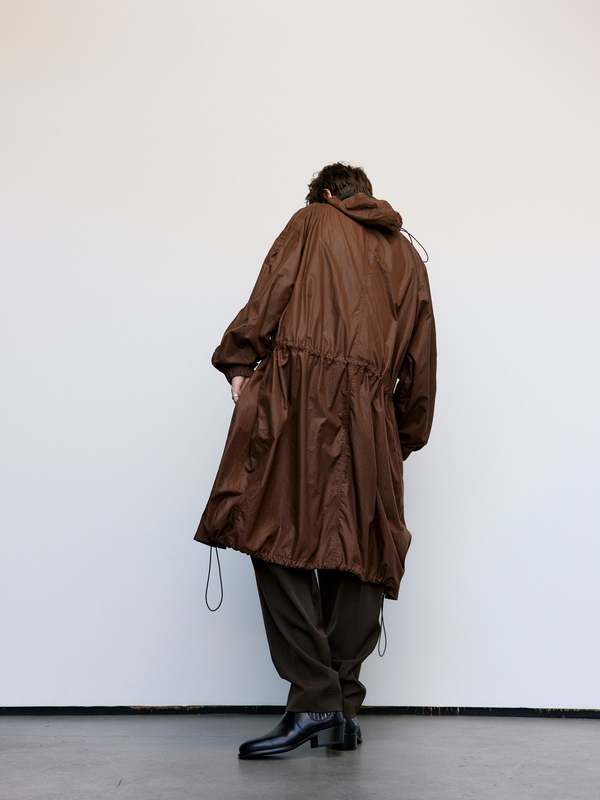 Lemaire Brunette Nylon Rain Parka - Brunette | Garmentory
