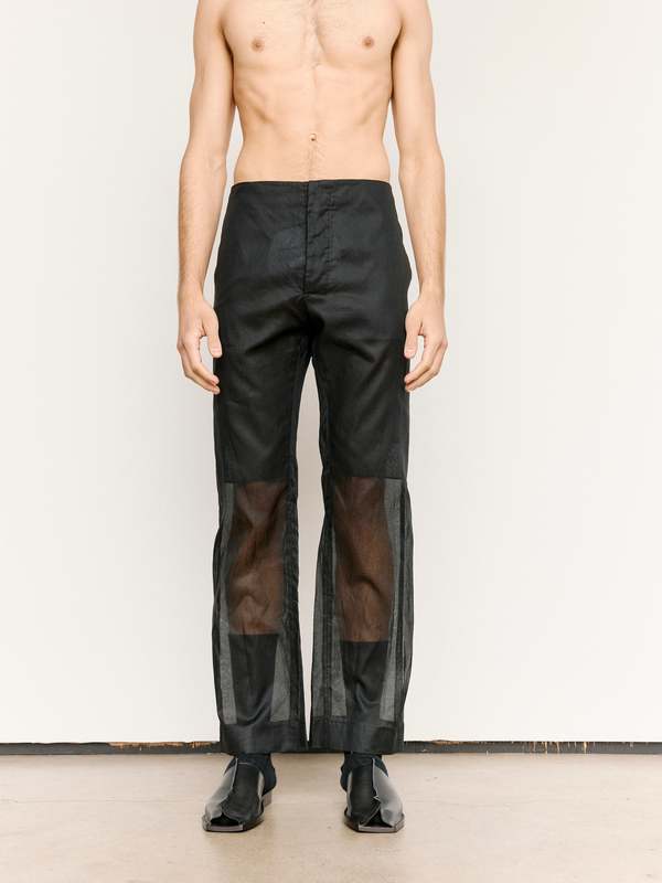 Gabriela Coll Garments NO.205 Tailored Trousers - Black | Garmentory