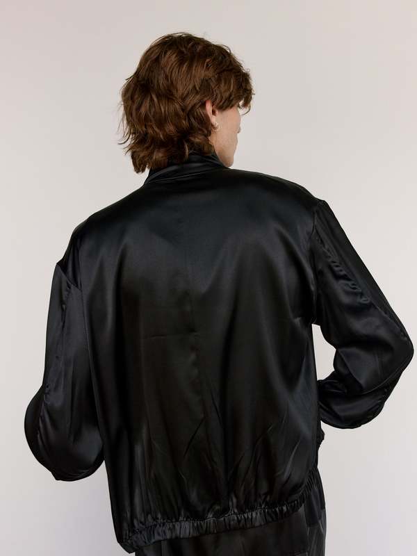 Gabriela Coll Garments NO.261 Zipper Jacket - Black | Garmentory