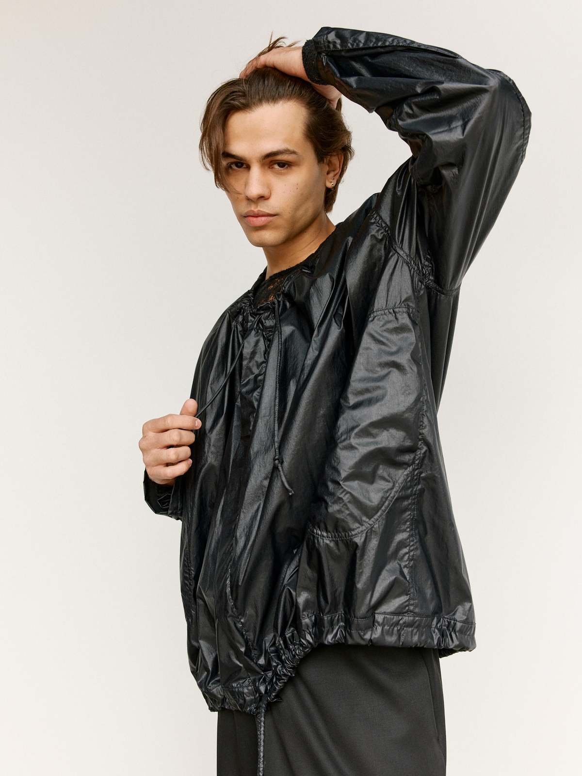 Gabriela Coll Garments NO.313 Technical Short Jacket - Black
