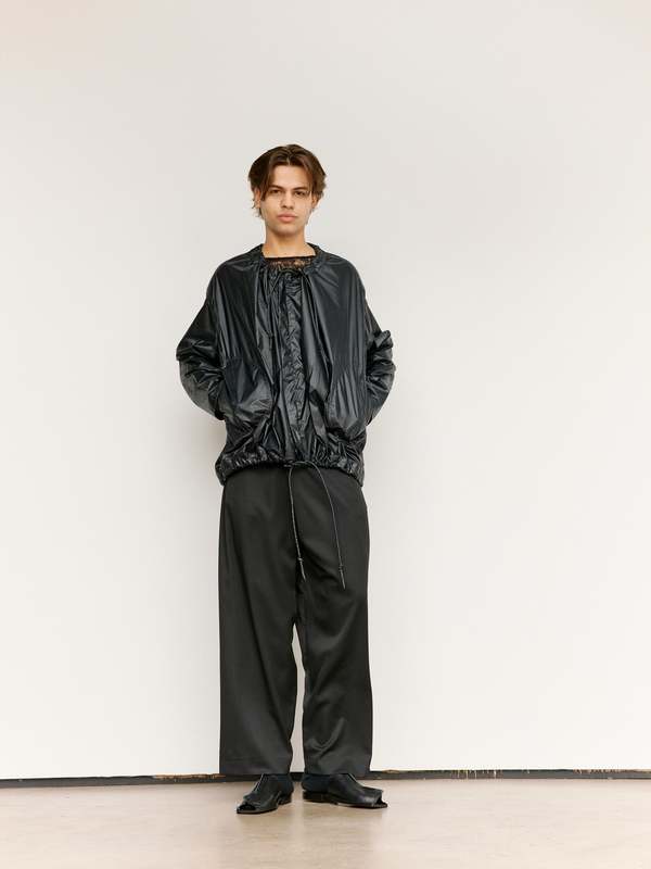 【23AW】GABRIELA COLL GARMENTS｜No.227 No.227 Black Denim Full Trousers - Gabriela Coll Garments