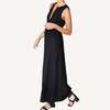 Emerson Fry Grecian Keyhole Dress - Black - Thumbnail 1
