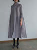 Issey Miyake Pleats Please Geo Dress - Silver - Thumbnail 1