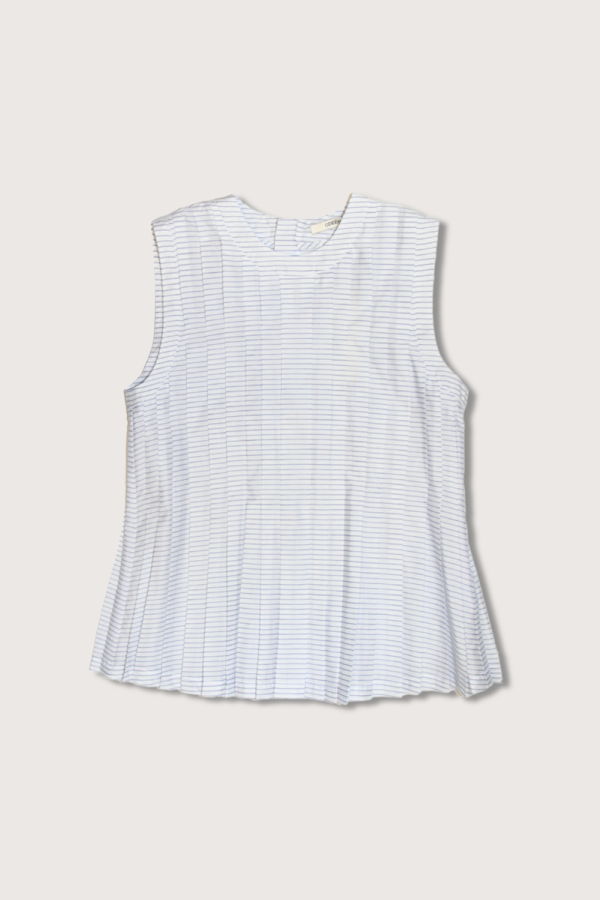 Odeeh Sleeveless Top - Blue/White