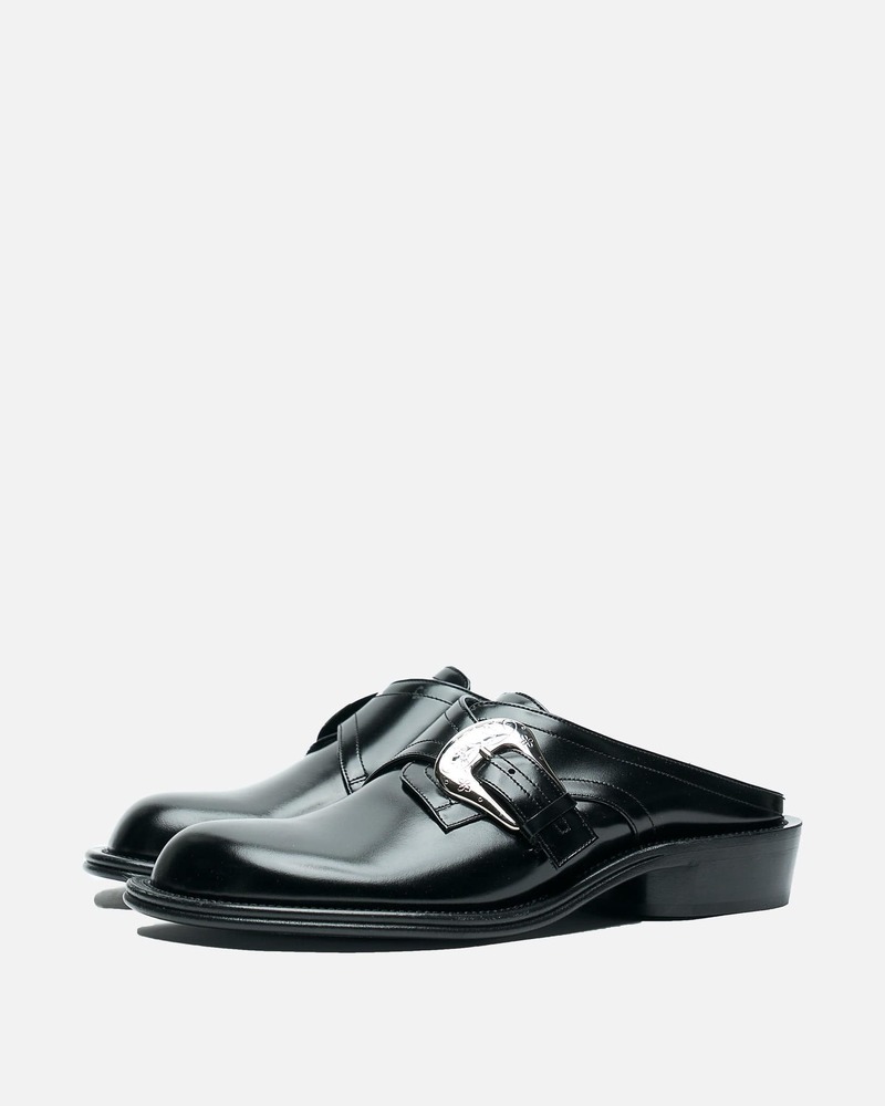 【prank project】Loafer mule Black Shoes