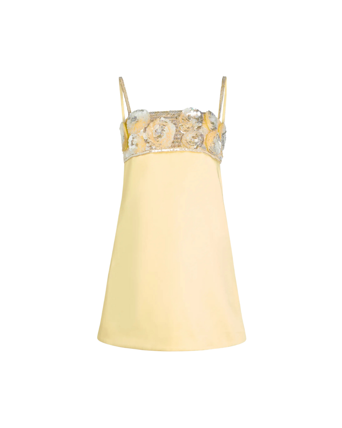 RETROFTE Lark Embroidered Dress - Yuzu