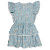 KIDS The New Society Melina Dress - Peony Powder Blue Print - Thumbnail 2
