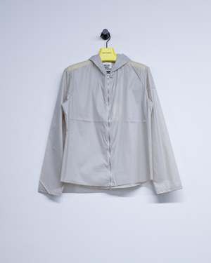 Gabriela Coll Garments NO.258 Technical Hooded Zip Shirt - Stone