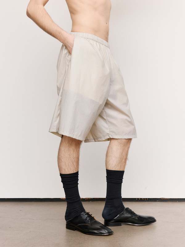Gabriela Coll Garments NO.259 Technical Short Trouser - Stone