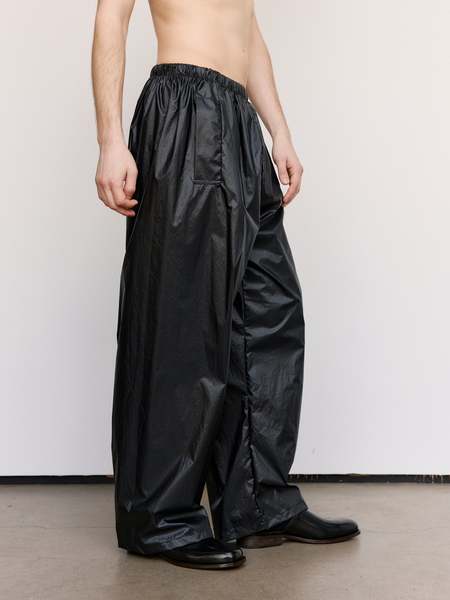 Gabriela Coll Garments NO.227 Bomber Twill Full Trousers - Black
