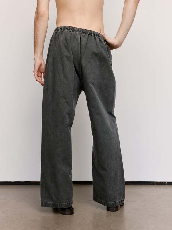 Gabriela Coll Garments NO.287 Flap Pocket Trousers - Washed Black