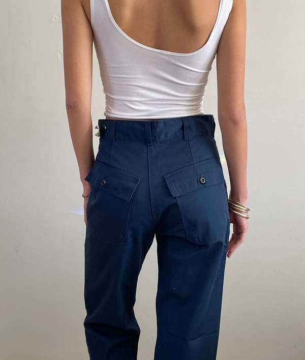 Vintage Utility Work Pants - Navy Blue | Garmentory
