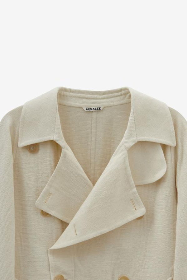 Auralee Trench Coat - Ivory