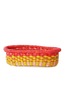 Swahili African Modern Assorted Colorful Bolga Bread Basket - Thumbnail 6
