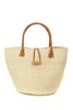 Swahili | AFRICAN MODERN Classic Natural Sisal Handbag - Thumbnail 1