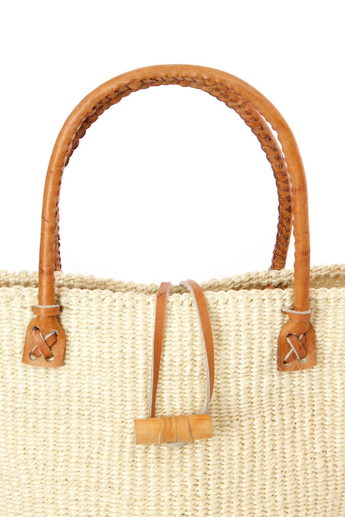 Swahili | AFRICAN MODERN Classic Natural Sisal Handbag - Image 3 of 3