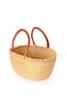 Swahili | AFRICAN MODERN Large Oval Picnic Basket - Natural - Thumbnail 1
