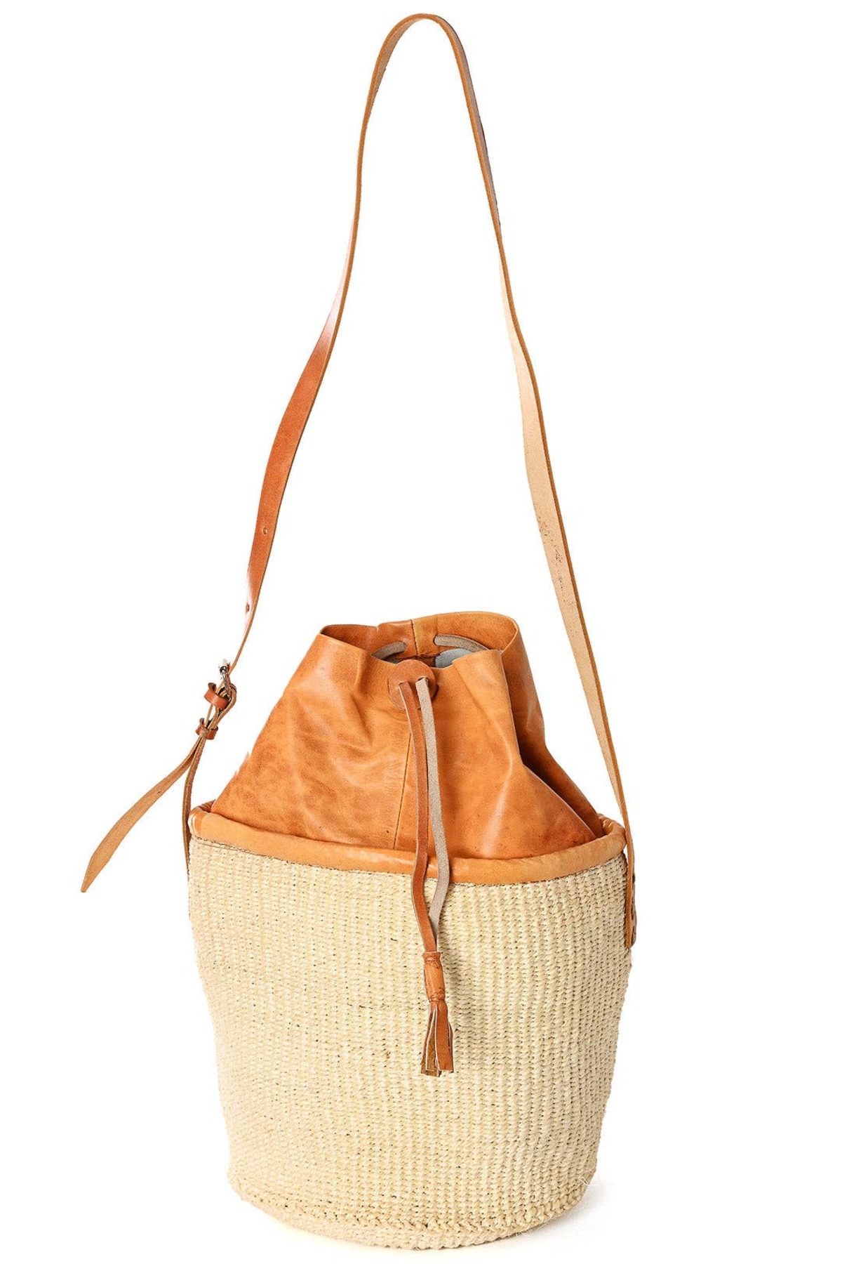 Swahili | AFRICAN MODERN Large Sisal Purse - Off-White - Image 1 of 4