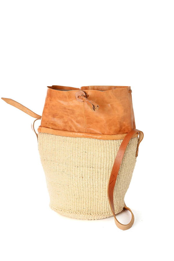 Swahili | AFRICAN MODERN Large Sisal Purse - Off-White