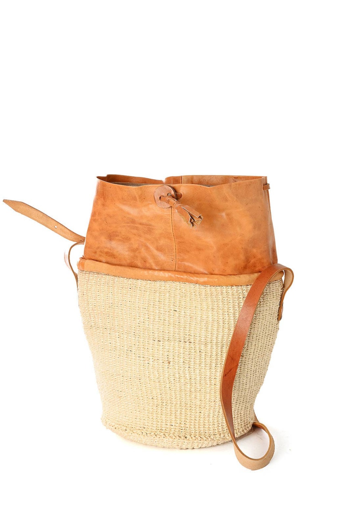 Swahili | AFRICAN MODERN Large Sisal Purse - Off-White - Image 2 of 4