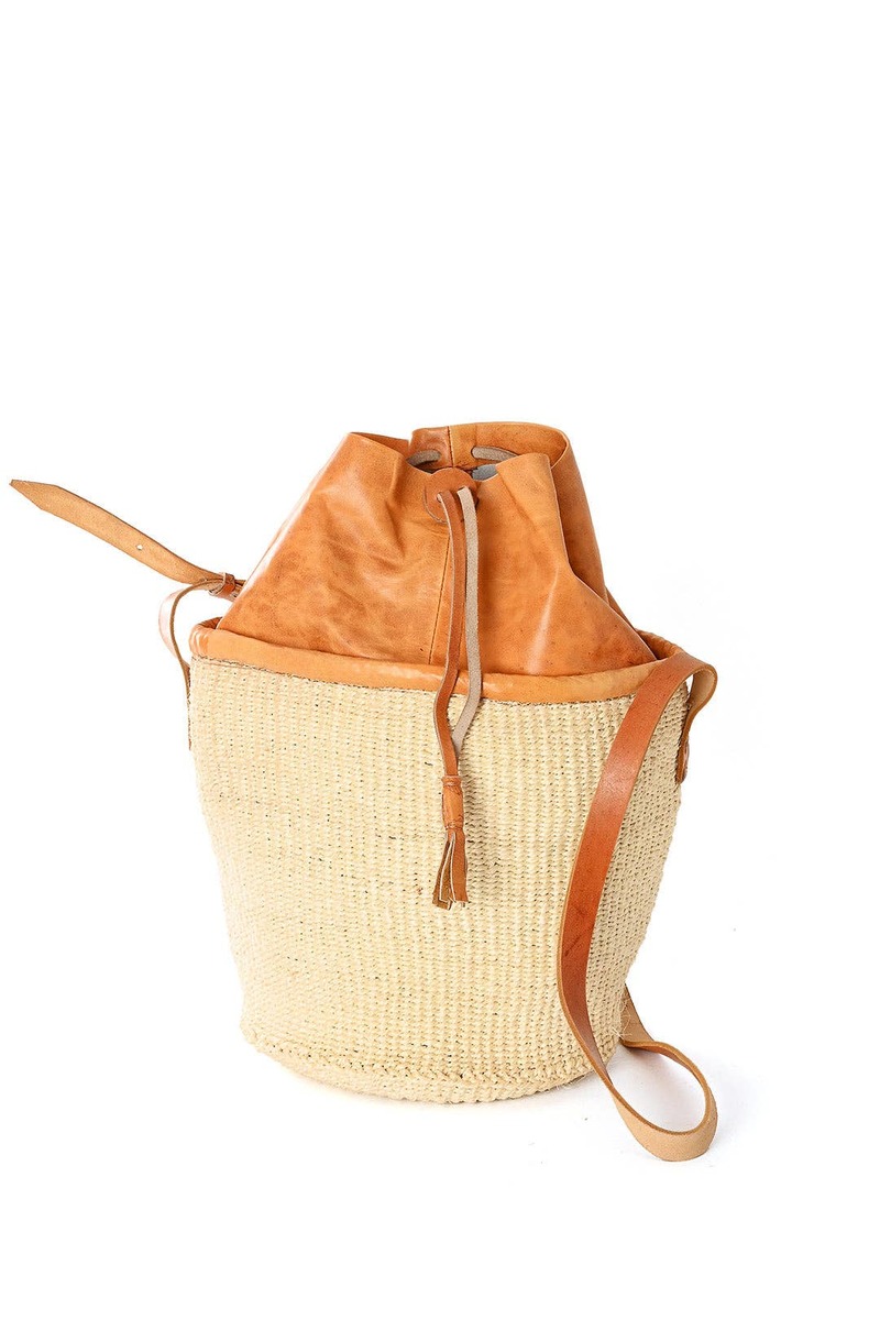 Swahili | AFRICAN MODERN Large Sisal Purse - Off-White