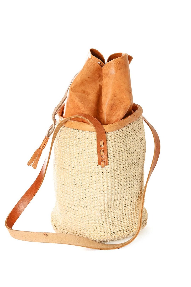 Swahili | AFRICAN MODERN Large Sisal Purse - Off-White