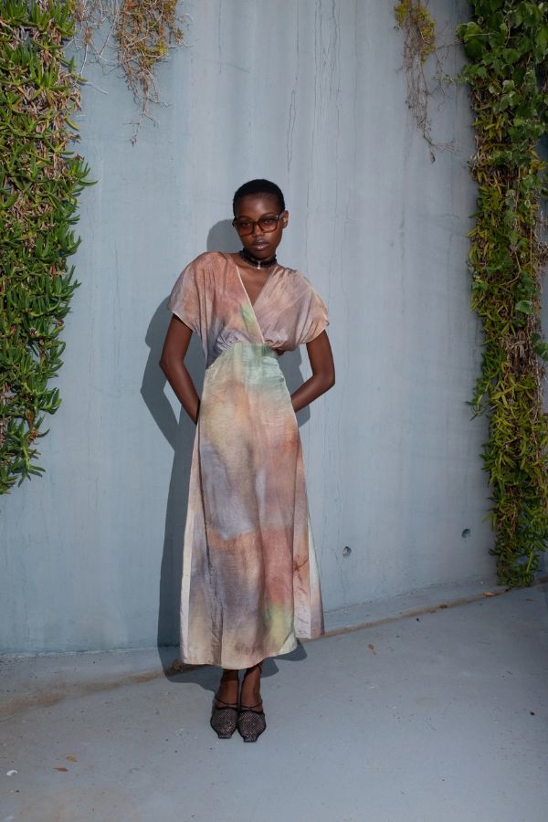 Untitled in Motion Mylon Dress - Naiad