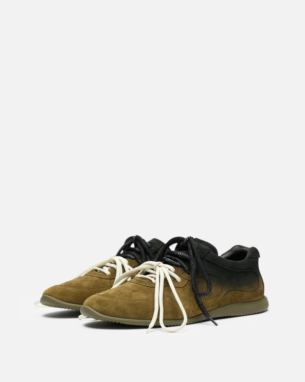Namacheko Osterly Sneaker - Sprayed Moss Green | Garmentory