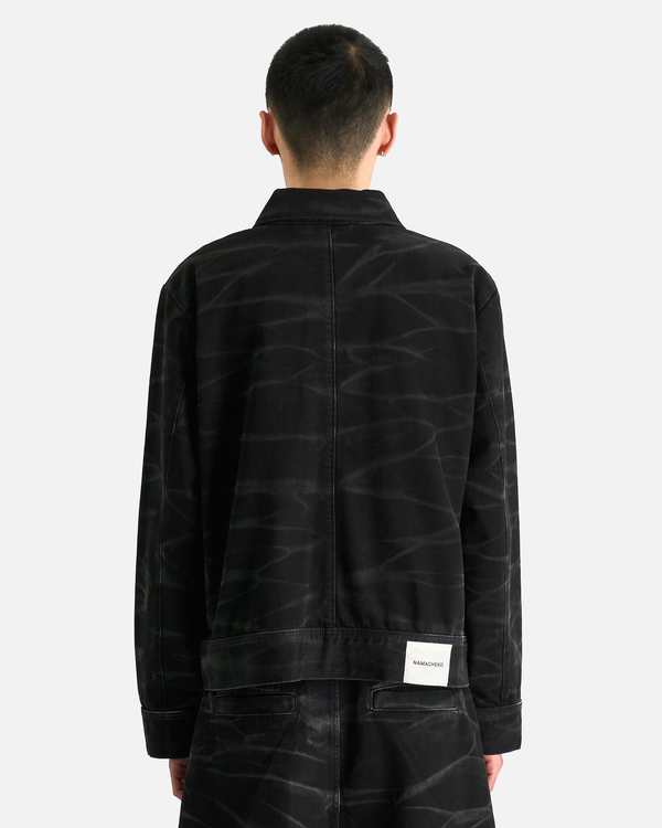 Namacheko Zebra Denim Jacket - Washed Black | Garmentory