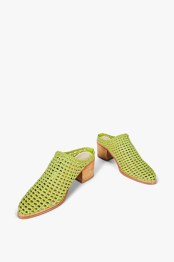 "INTENTIONALLY __________." Caps Basket Mule - Multi