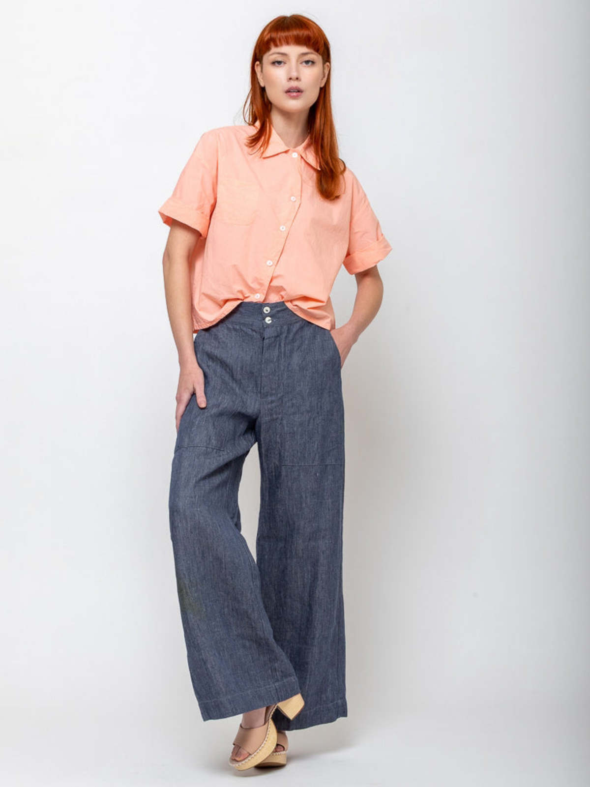 Sula Clothing LTD. Flare Pants - Blue - Image 1 of 7