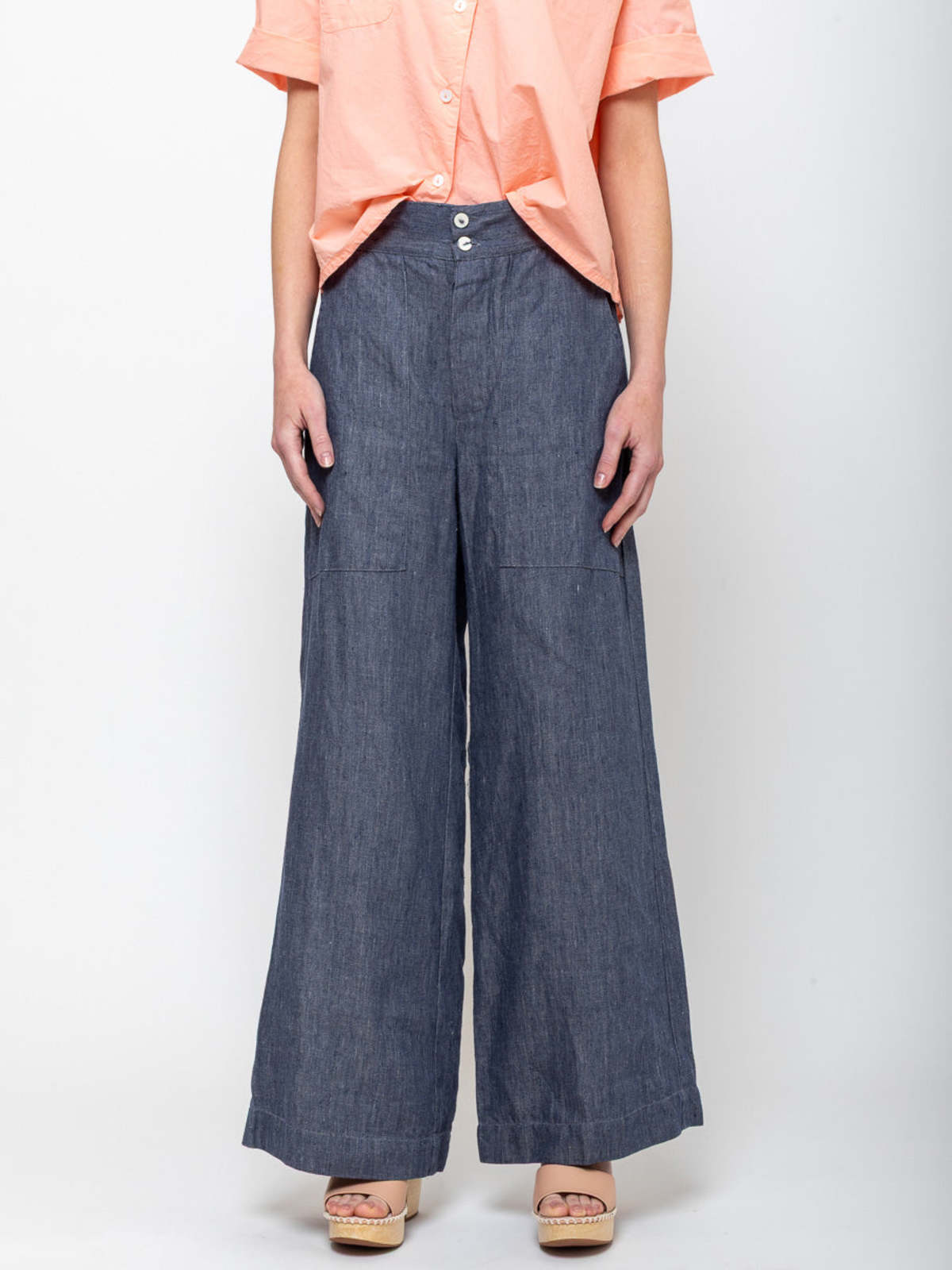 Sula Clothing LTD. Flare Pants - Blue - Image 3 of 7