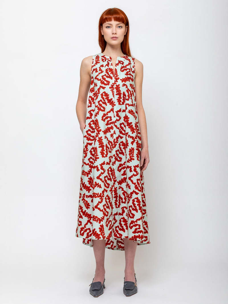 Odeeh Twigs Dress - Burnt Orange Odeeh Twigs Dress - Burnt Orange