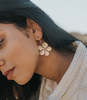 Matr Boomie Sayuri Flower Drop Earrings - Thumbnail 3