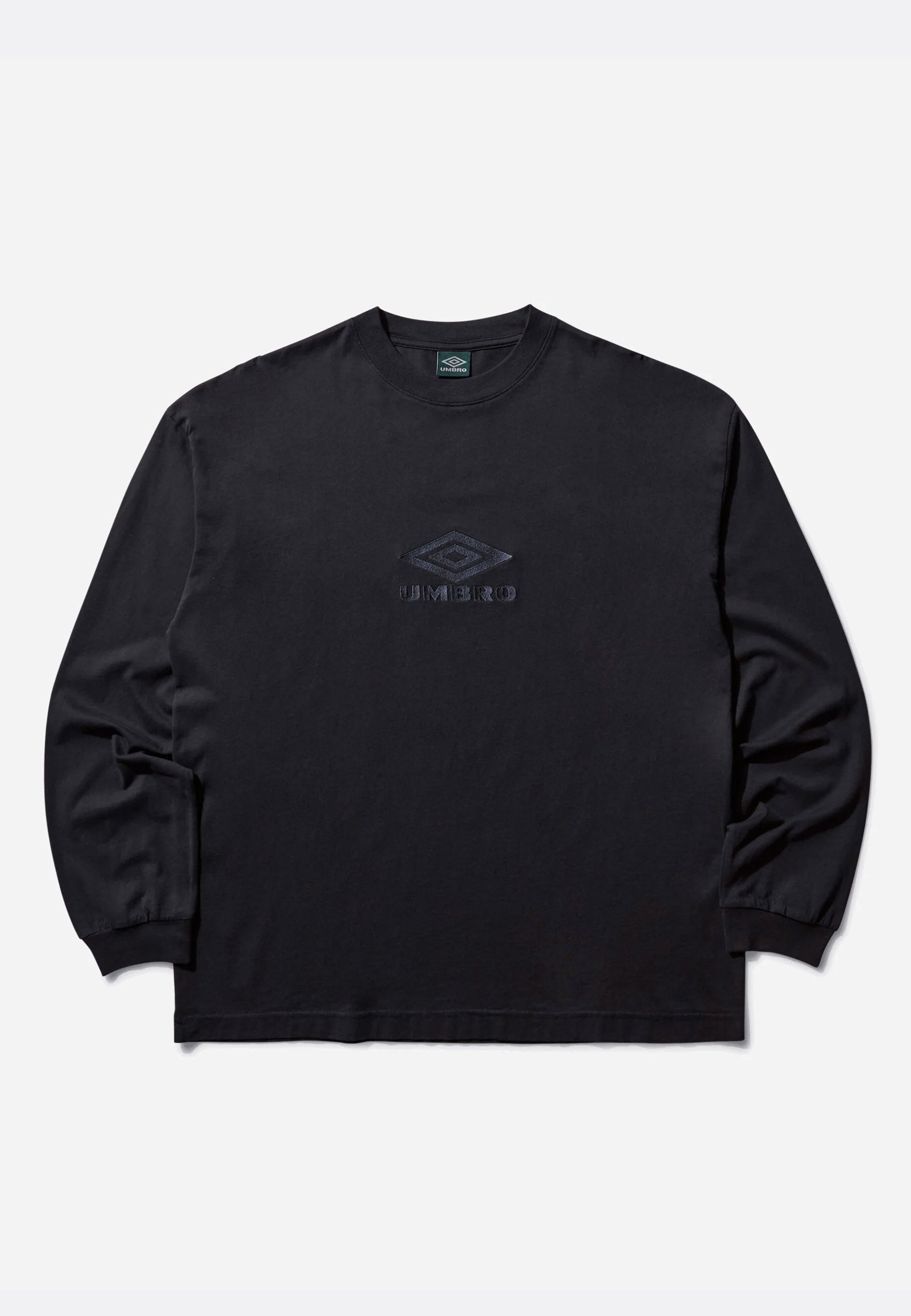 Umbro OG Logo LS T-Shirt - Washed Black | Garmentory