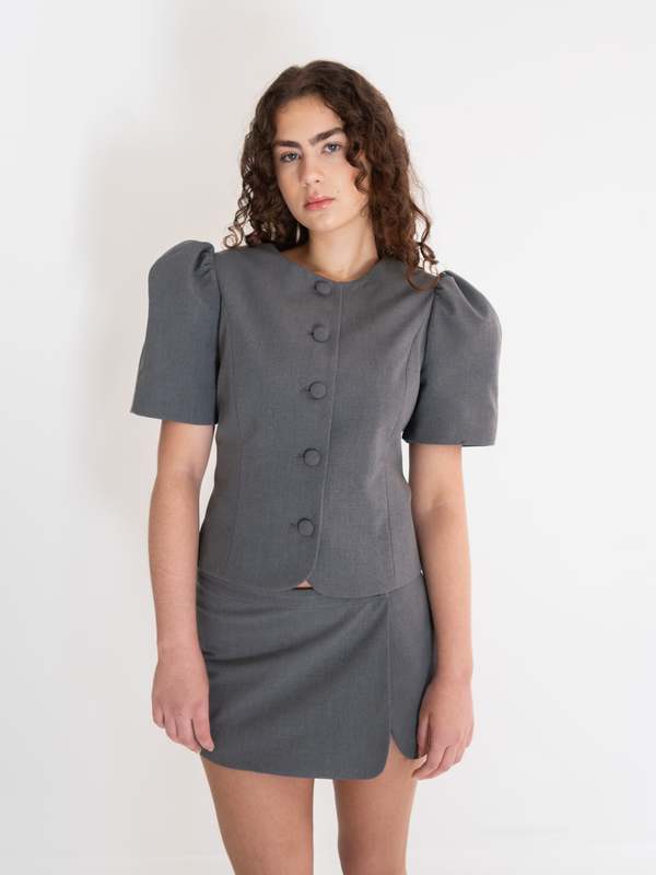 Sandy Liang Bonny Jacket - Grey