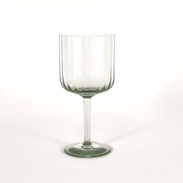 Mbare Retro Optic Wine Glass